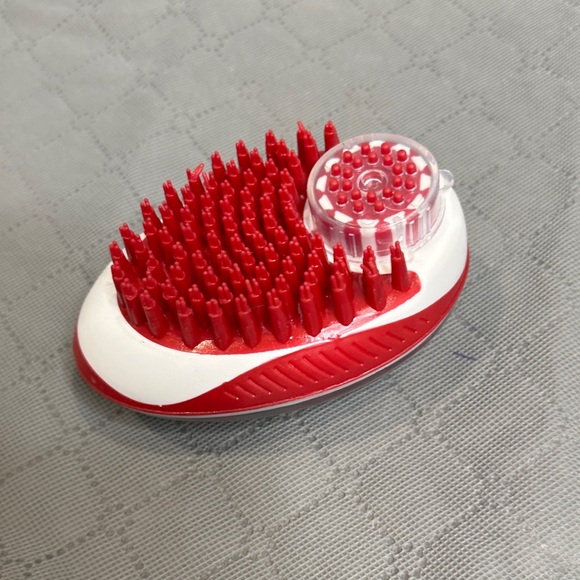 CHI Red and Clear Dog Shampoo Brush Fill and Pump to Release as you go! NWOT - Picture 5 of 7